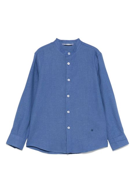 Camicia con ricamo MANUEL RITZ | MR3046BLU